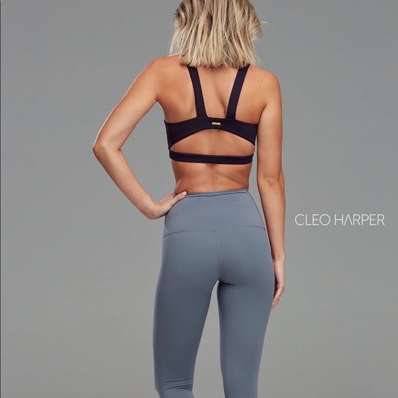 Cleo Harper Coco Bralet Black Sports Bra XS - Picture 4 of 12